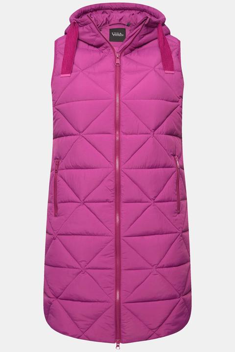 Actual product image Ulla Popken Longline Quilted Vest (46, 48)