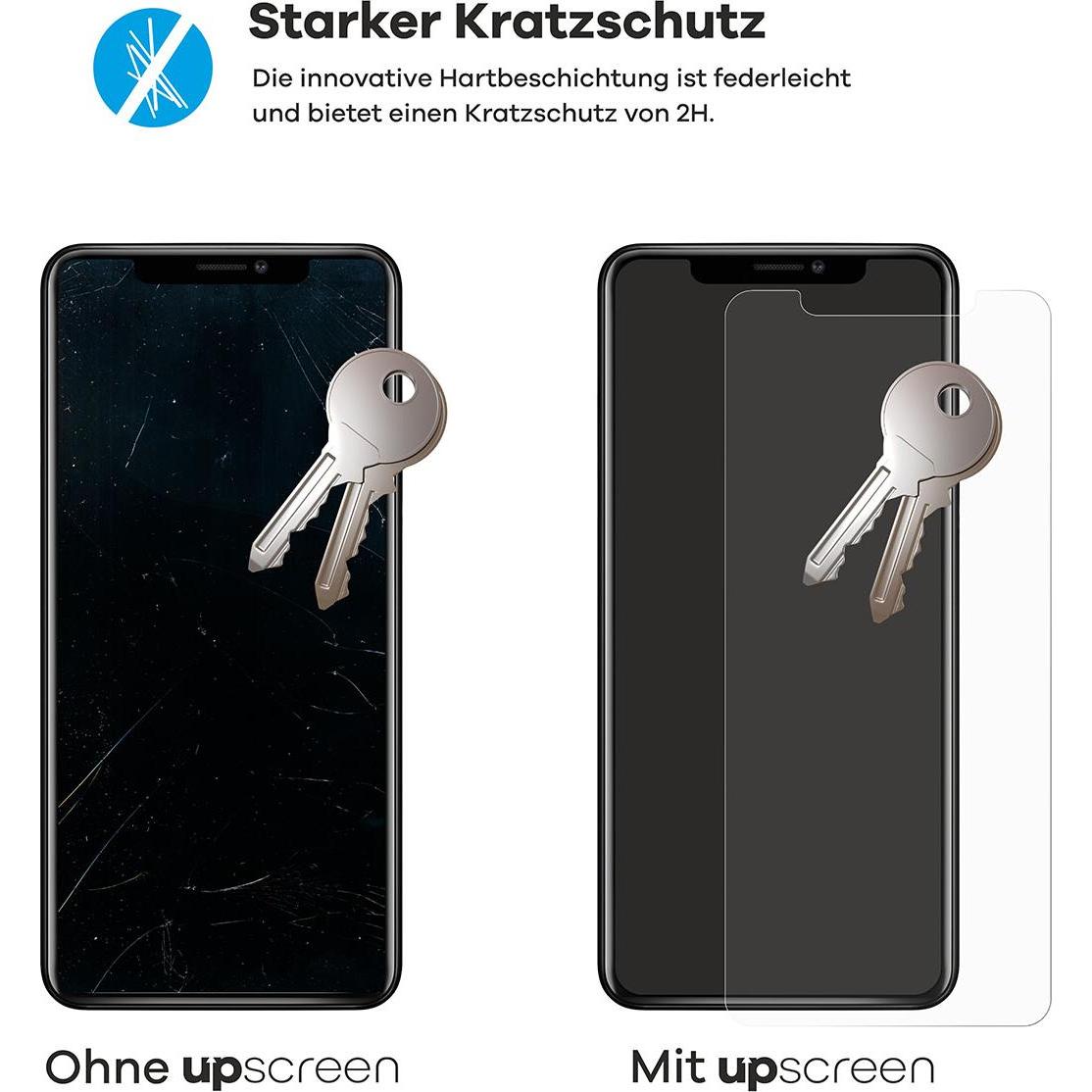 Thumbnail - upscreen Schutzfolie Displayschutz Displayschutzfolie Folie Klar antibakteriell (1 Stück, Samsung Galaxy A56), Smartphon...
