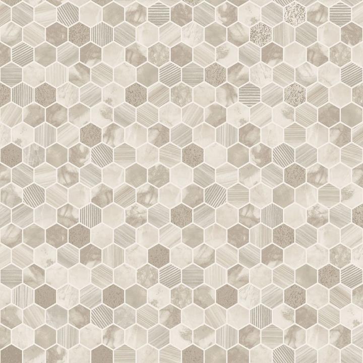 Actual product image Holden Décor Hexara Tile Wallpaper