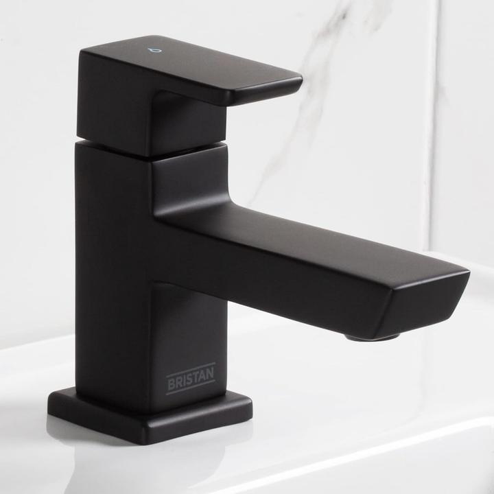 Image du produit Bristan Robinetterie de lavabo moderne noire avec garantie prolongée et service client primé