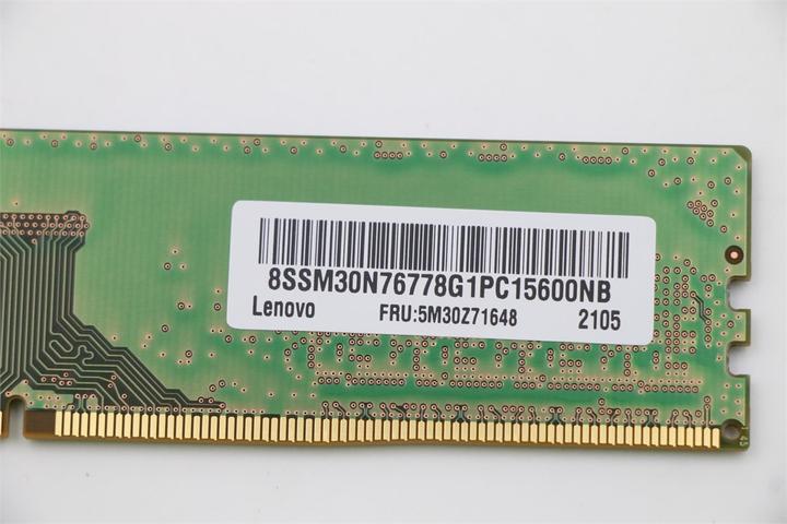 Produktbild Lenovo UDIMM,8GB,DDR4,3200,Samsung (1 x 8GB, 3200 MHz, DDR4-RAM, U-DIMM)
