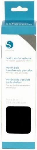 Actual product image Silhouette Flocked heat transfer