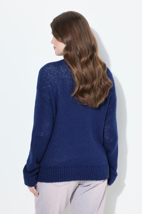 Actual product image Ulla Popken Wool Blend Open Shape Cardigan (46, 48)