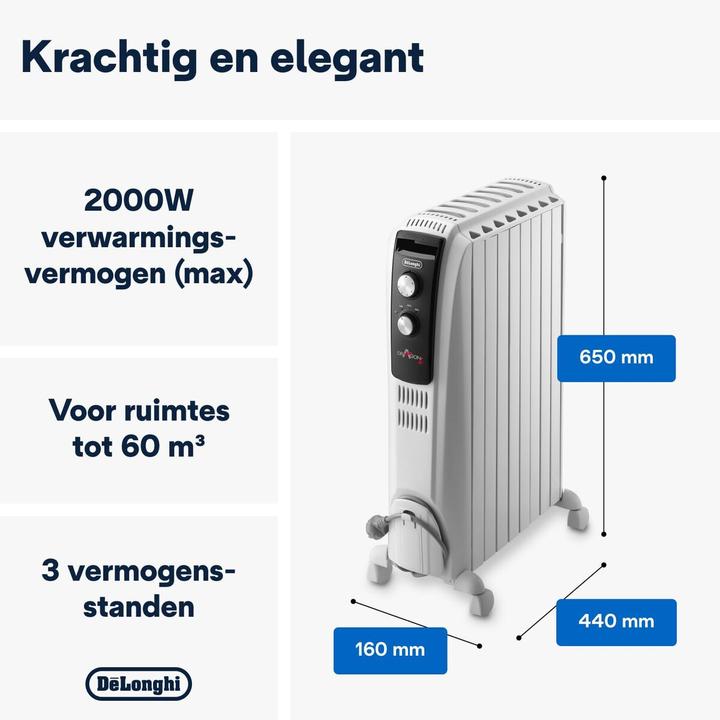 Immagine prodotto De'Longhi Delonghi TRD50820 Ölradiator (2000 W)