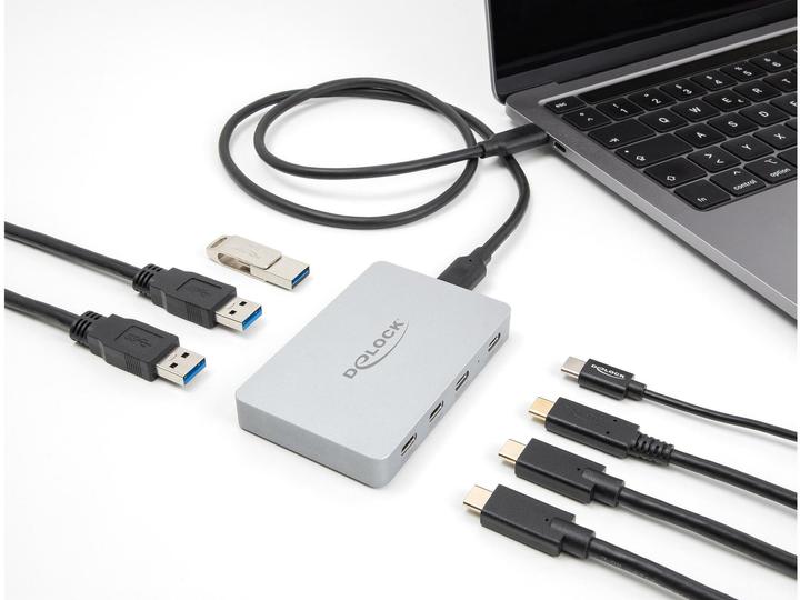 Actual product image Delock 64279 (USB-C, 7 ports)