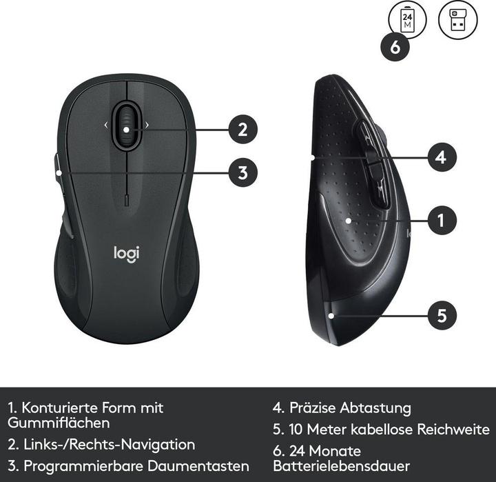 Actual product image Logitech MK545 Advanced (Germany, Wireless)