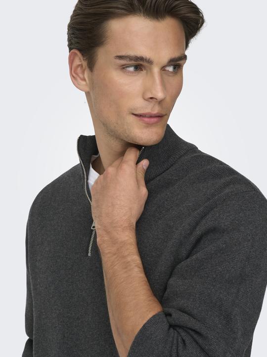 Produktbild Only & Sons Onsting Life Reg Half Zip Knit Noos (S)