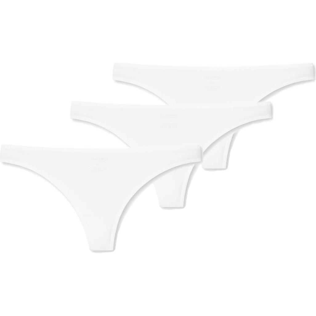 Schiesser, Damen, Unterhosen, 3er Pack Invisible Lace String, Weiss, (40)