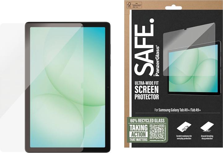 Actual product image Safe Tablet Glass (1 pcs., Samsung Galaxy Tab A11+, Samsung Galaxy Tab A9+)