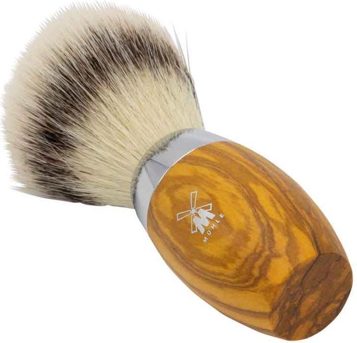 Actual product image Mühle Kosmo shaving brush, Silvertip Fibre®, handle material olive wood (Shaving brush)