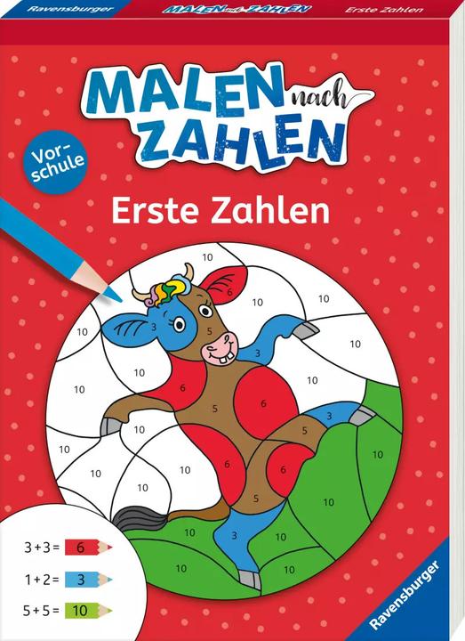 Actual product image Ravensburger Painting by numbers, preschool: first numbers