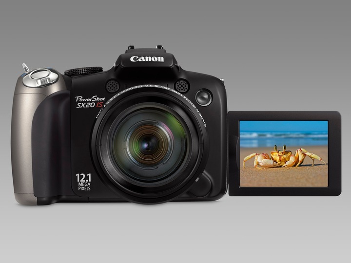 Canon PowerShot SX20 IS, 12Mpixel, 20x WW zoom, HD movies (12.10 Mpx, 1/2,3'')
