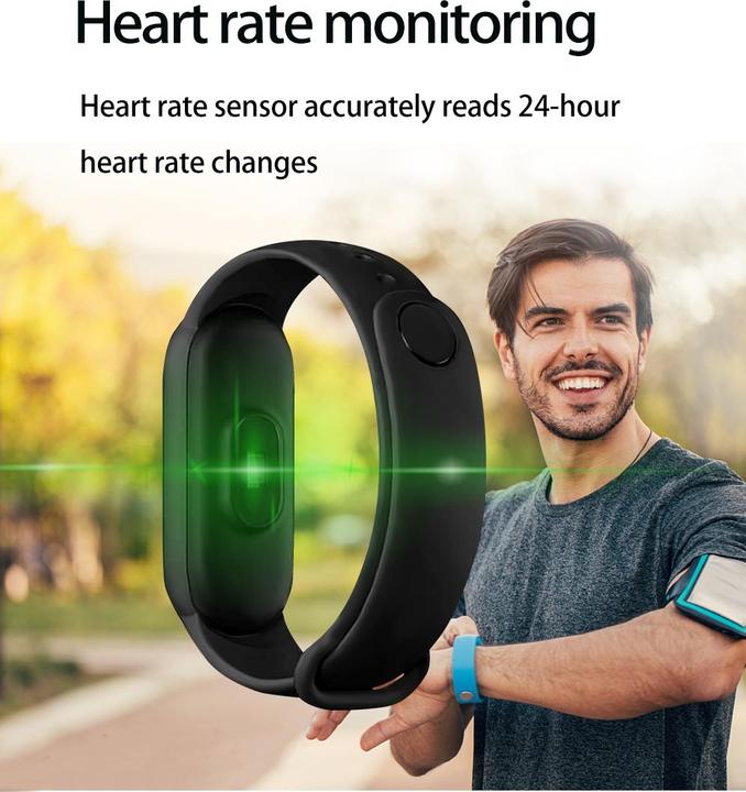 Actual product image PhoneLook Active Fitness Tracker M7 Intelligent Sports Bracelet Smart Watch Bluetooth