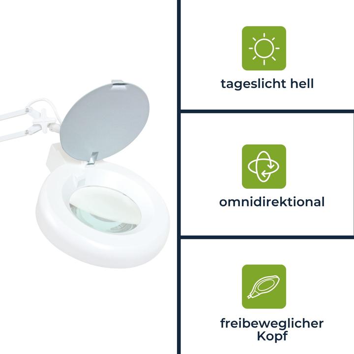 Image du produit Velleman Lampe grossissante 8 dioptries (1050 lm)