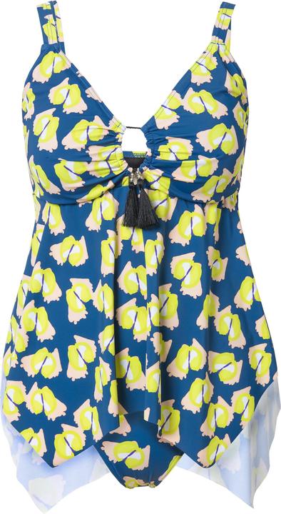 Produktbild Ulla Popken Tankini, Softcups, Träger verstellbar, recycelt (52 B)
