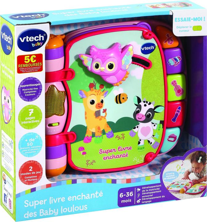 Image du produit VTech Mon premier livre de chansons (Français, 0.50 - 3 Années)