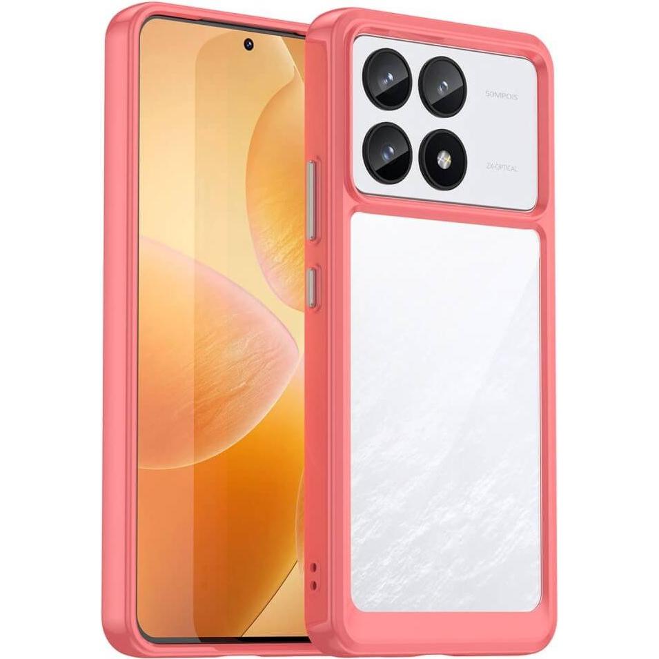 Cover-Discount Xiaomi Poco F6 Pro - Schützende Acryl-Handyhülle mit erhöhtem Rand (Xiaomi Poco F6 Pro), Smartphone Hülle...