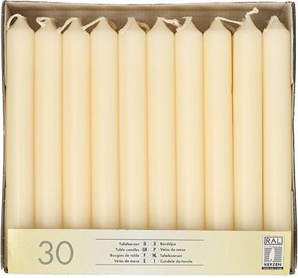 Produktbild Papstar Tafelkerzen (30 Stk.)