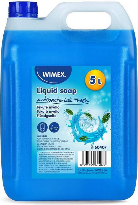 Produktbild Wimex.eu Flüssigseife und Duschgel Fresh 5L für Spender - 1 Stück (Flüssigseife, 5000 ml)