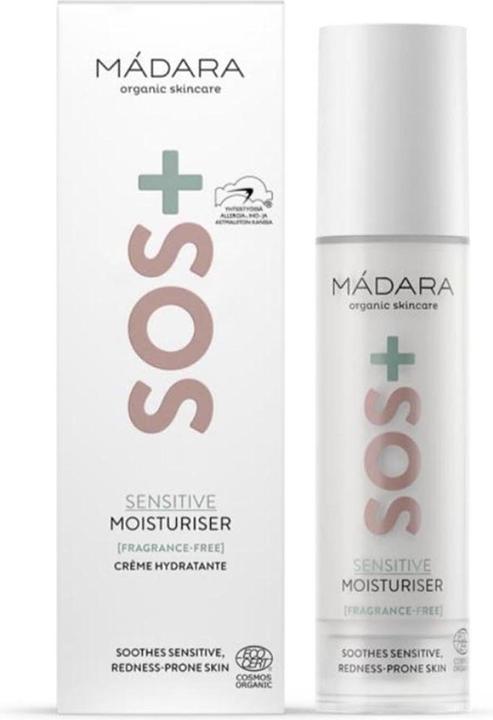 Immagine prodotto Madara MÃDARA - Hydra cream SOS+ ( Sensitive e Moisturiser) 50 ml (50 ml, Crema 24h)
