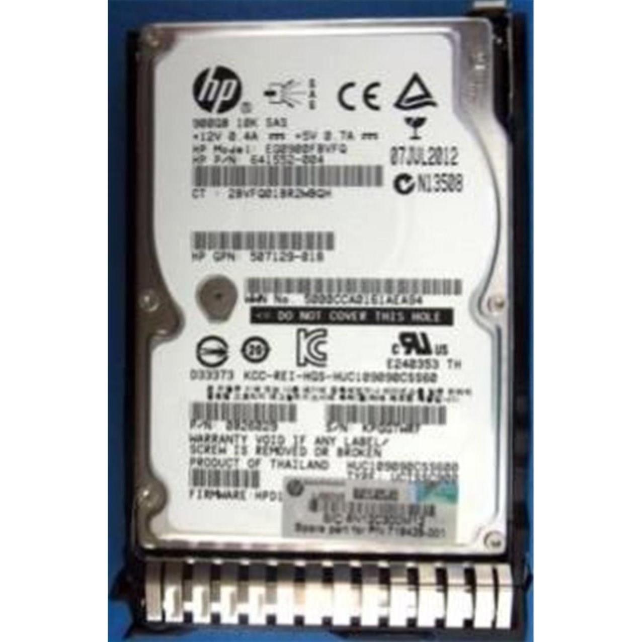 HPE HDD 900GB SAS 2.5 INCH 10KRPM (0.90 TB, 2.5"), Festplatte