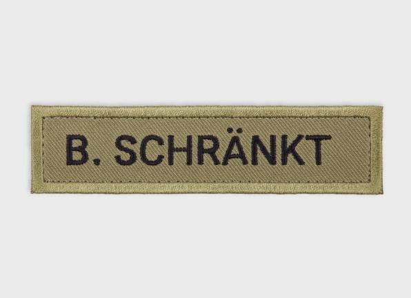 Produktbild SwissMeme B. SCHRÄNKT Patch
