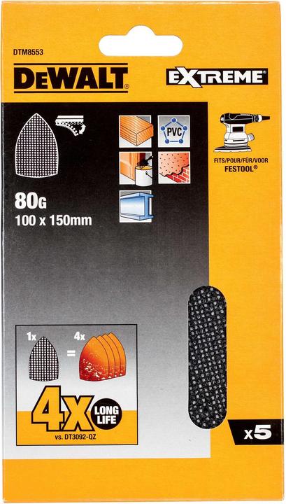 Image du produit DeWalt Grille abrasive (80)