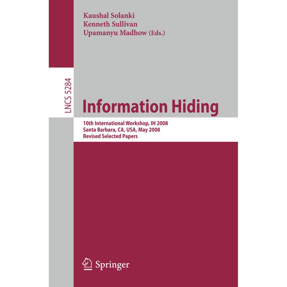 Information Hiding, Fachbücher von Kenneth Sullivan, Upamanyu Madhow, Kaushal Solanki