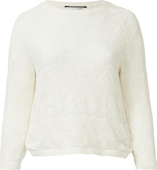 Produktbild s.Oliver Strickpullover Transparenter Baumwollpullover (44)