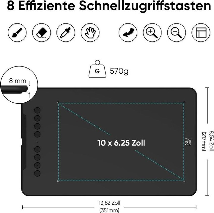 Produktbild XP-Pen Grafiktablet Deco 01 V3