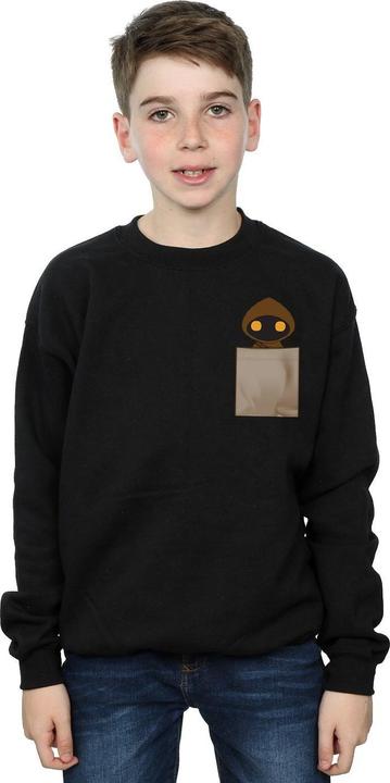 Immagine prodotto Star Wars Jawa Pocket Print Boyfriend Fit Felpa Ragazzi (152, 158)