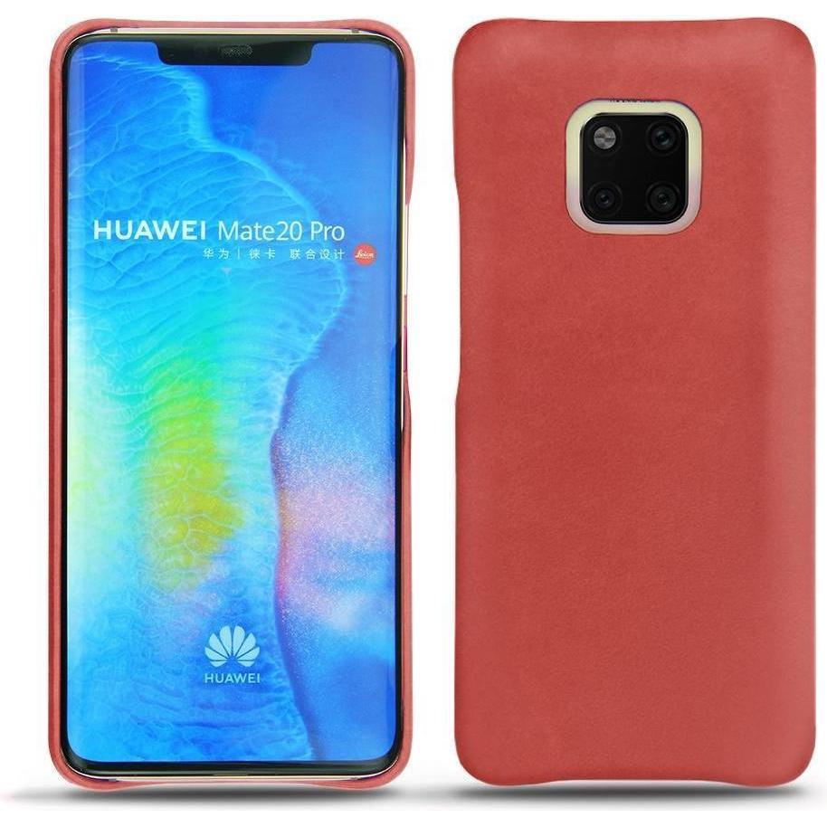 Noreve Lederschutzhülle (Huawei Mate 20 Pro), Smartphone Hülle, Rot