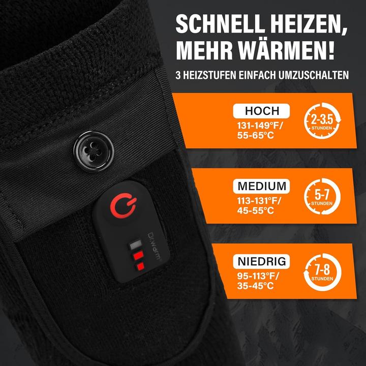 Actual product image Dr. Warm Heated Socks with Wireless Remote Control