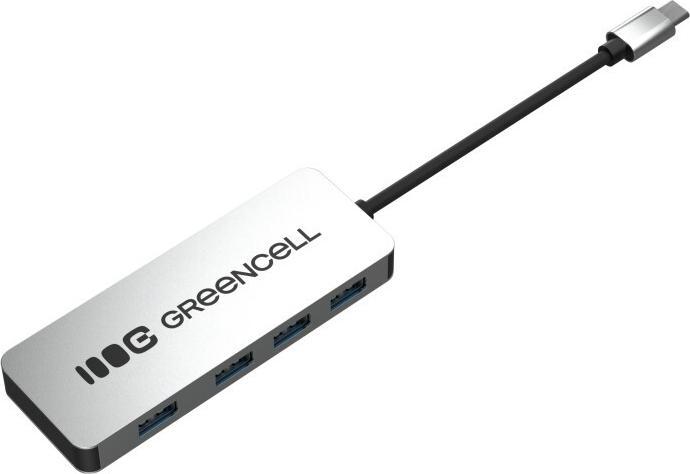 Produktbild GreenCell Controller Green cell USB hubs 4 PORT USB-C 3.0 (USB-C, 4 Ports)