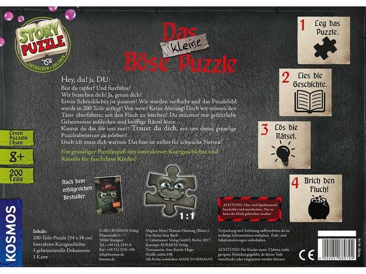 Produktbild Kosmos Story Puzzle 200 Teile / Das kleine Böse Puzzle (200 Teile)