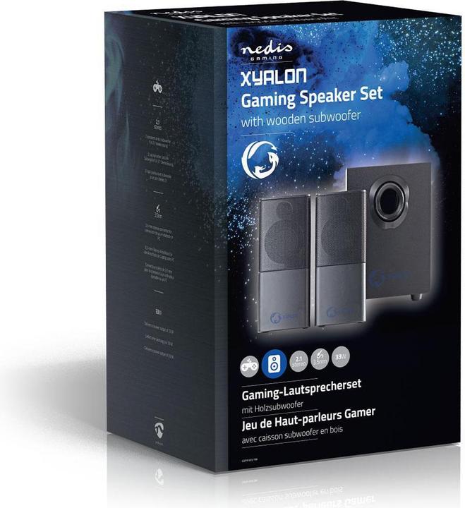 Produktbild Nedis Gaming-Lautsprecher GSPR10021BK