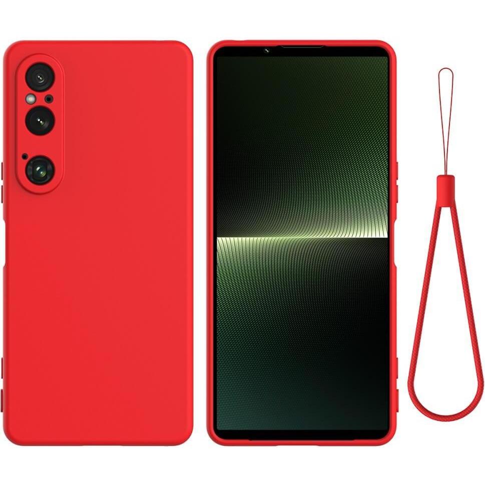 Cover-Discount Sony Xperia 1 VI - Silikon Gummi Hülle (Sony Xperia 1 VI), Smartphone Hülle, Rot