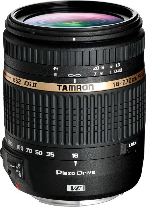 Immagine prodotto Tamron AF 18-270mm, f/3,5-6,3 Di II VC PZD, Canon EF-S (Canon EF-S, APS-C / DX)