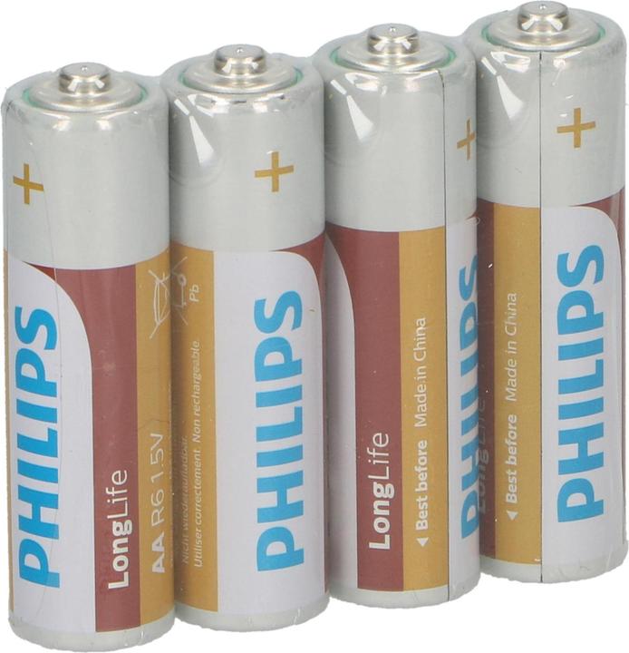 Image du produit Philips Batterie R6L4F/10 (4 pcs, AA)