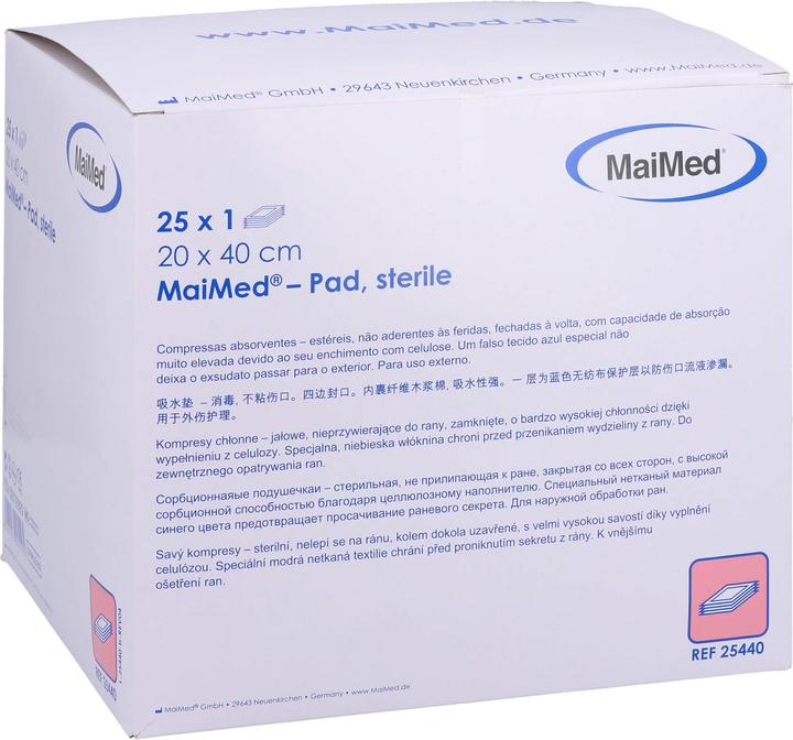 Actual product image MaiMed Pad absorbent compresses sterile