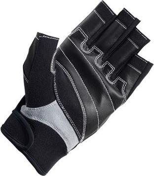 Produktbild Crewsaver Schwarze Kurzfingerhandschuhe