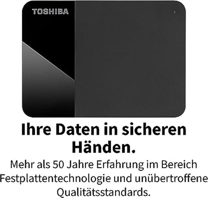 Produktbild Toshiba Canvio Ready HDTP320EK3AA 2000 GB, 2,5 Zoll, USB 3.2 Gen1, Schwarz (2 TB)
