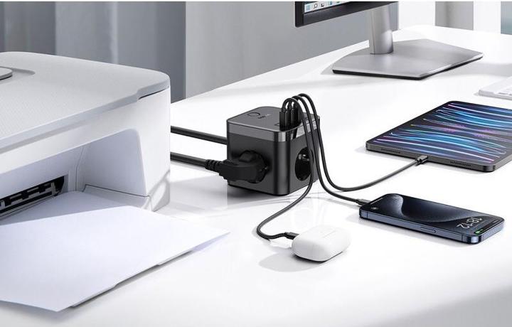 Produktbild Baseus PowerCombo Cube (Eurostecker) (30 W, 7 Ports)