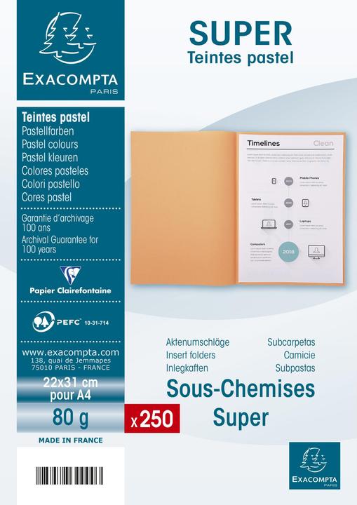 Actual product image Exacompta Collection folders - File covers (A4, 1 x)