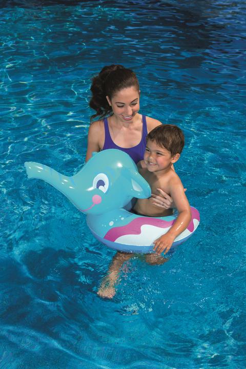 Image du produit Bestway Elephant Spray Ring, Multicolore, Swim ring, Pattern, Vinyl, 3 yr(s), 6 yr(s)