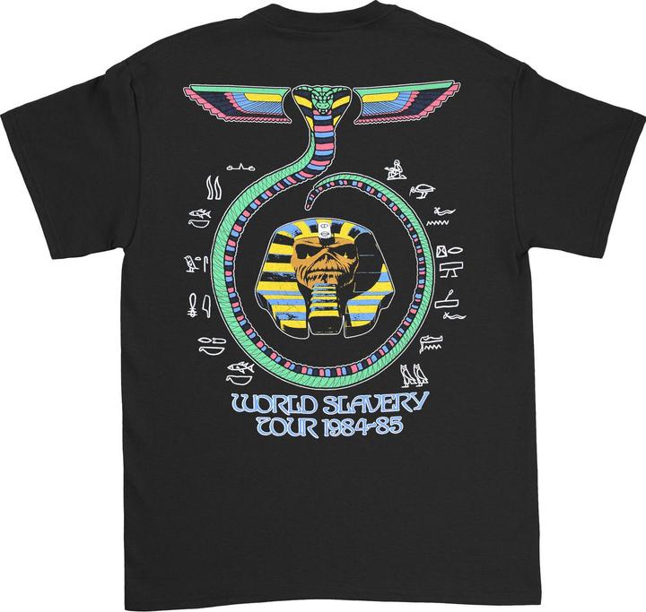 Produktbild Music Brand Erwachsene Welt Sklaverei Tour '84 '85 Zurück Print T-shirt (XXL)