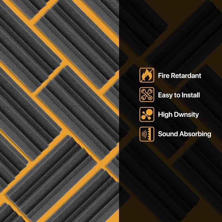 Immagine prodotto Soundsbay Eck-Akustikschaumplatten Bass-Traps für Studio (12 pz.)
