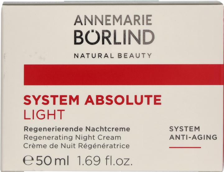 Energie-Label Annemarie Börlind System Absolute Night (50 ml, Nachtcreme)