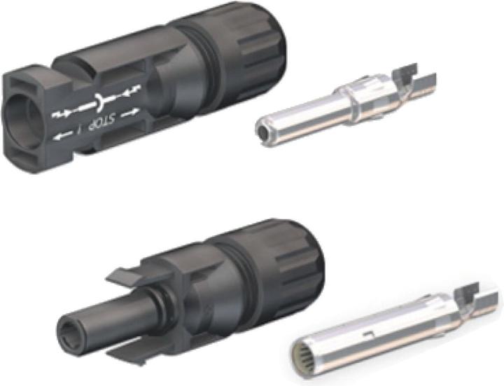 Actual product image Stäubli solar plug set (M+W) (Solar connector)