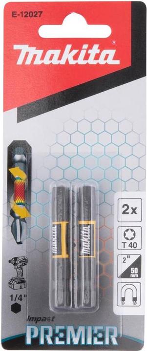 Produktbild Makita Torsion Bit T40-50 2Stk (T40)